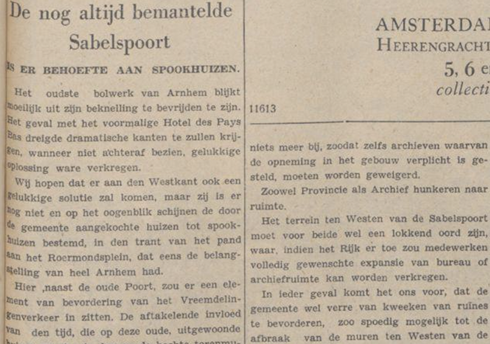 2-3-1940 bron Delpher, Arnhemsche Courant.